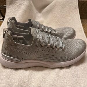 APL Metallic Silver Techloom Breeze Sneakers 7.5